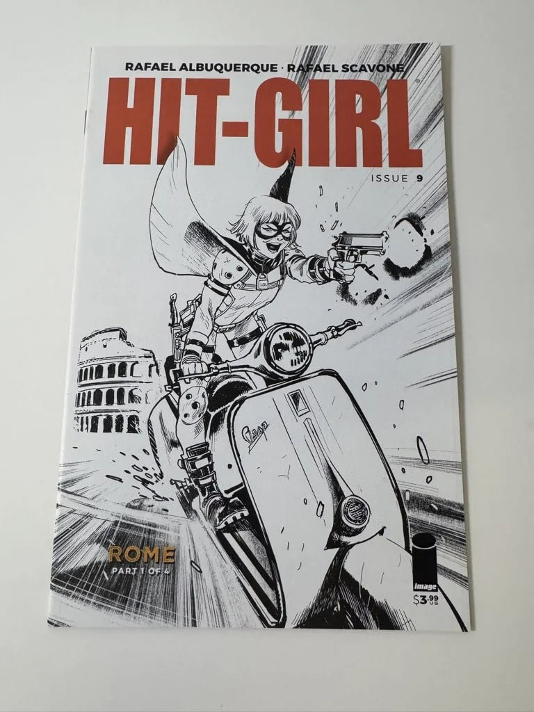 HIT-GIRL #9 Vol 2 NM B/W Variant