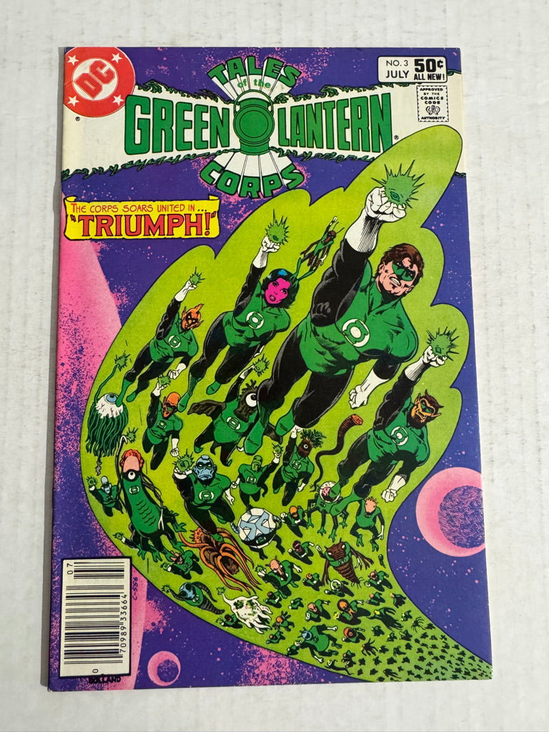TALES OF THE GREEN LANTERN CORPS #3 VF Brian Bolland Cover NEWSSTAND