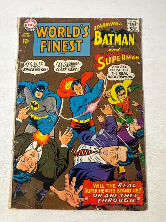 WORLD'S FINEST COMICS #168 GD