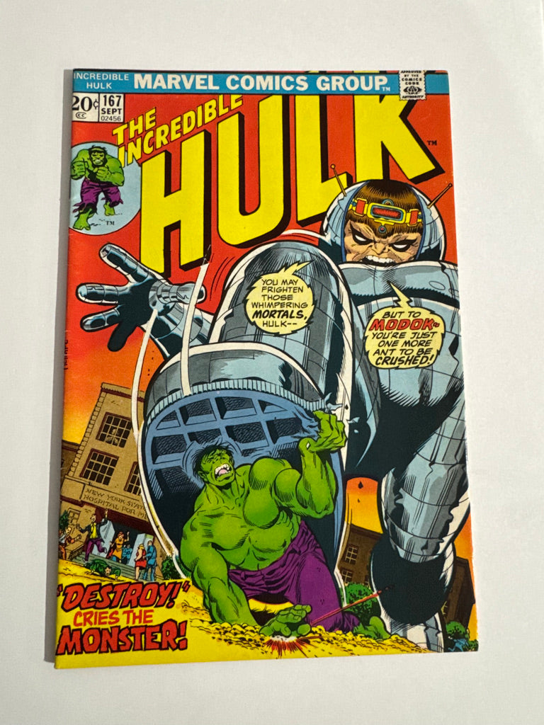 INCREDIBLE HULK #167 VF-