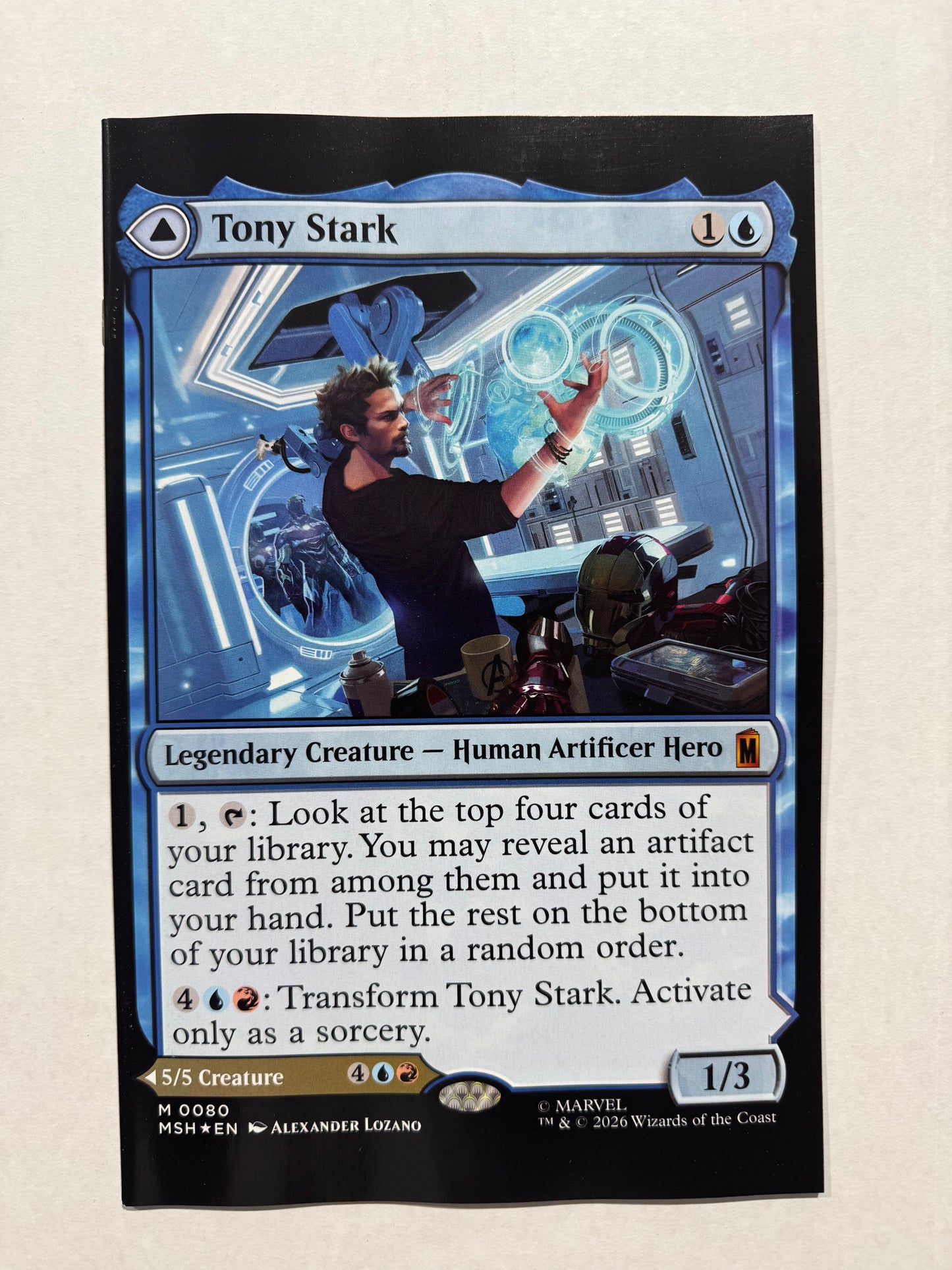 CIVIL WAR UNMASKED #2 NM MAGIC THE GATHERING VARIANT