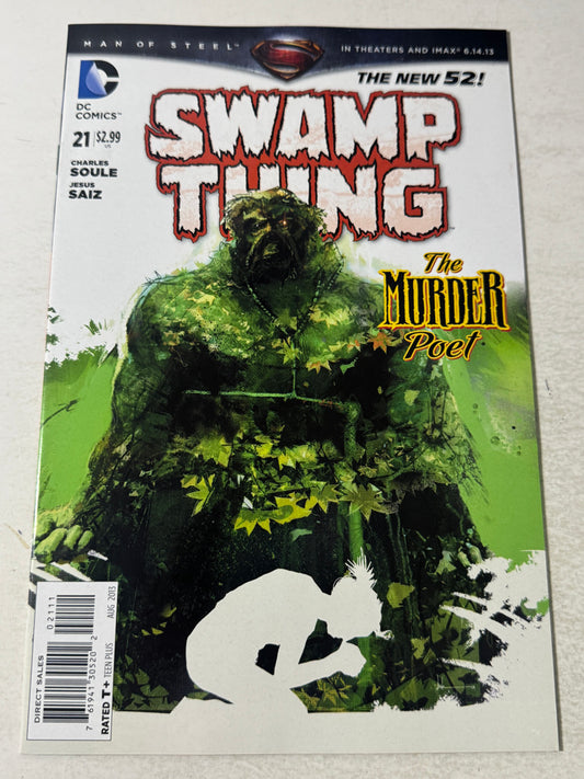 SWAMP THING #21 Vol 5 VF/NM Jock Cover