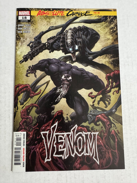 VENOM #18 Vol 4 Kyle Hotz Cover