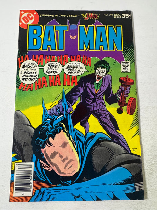 BATMAN #294 FN