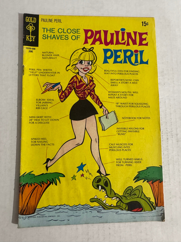 THE CLOSE SHAVES OF PAULINE PERIL #1 VG