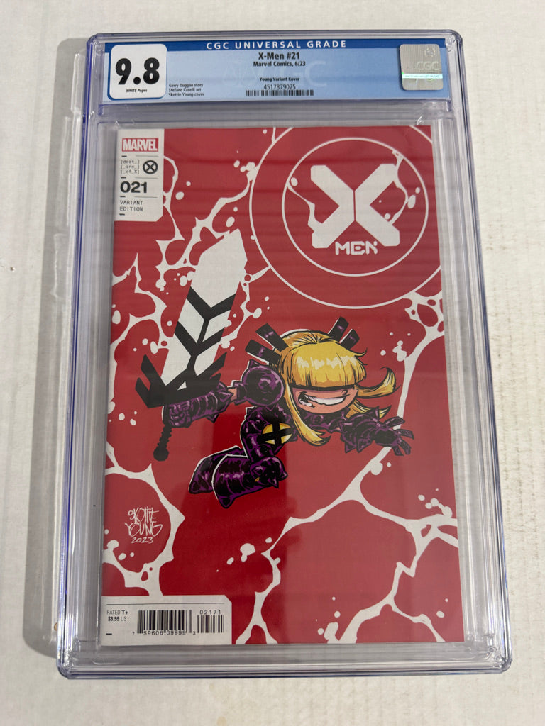 X-MEN #21 9.8 CGC Skottie Young Magik Variant