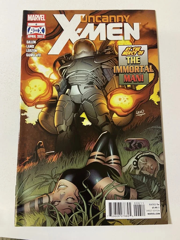 UNCANNY X-MEN #6 Vol 2 NM Greg Land Cover