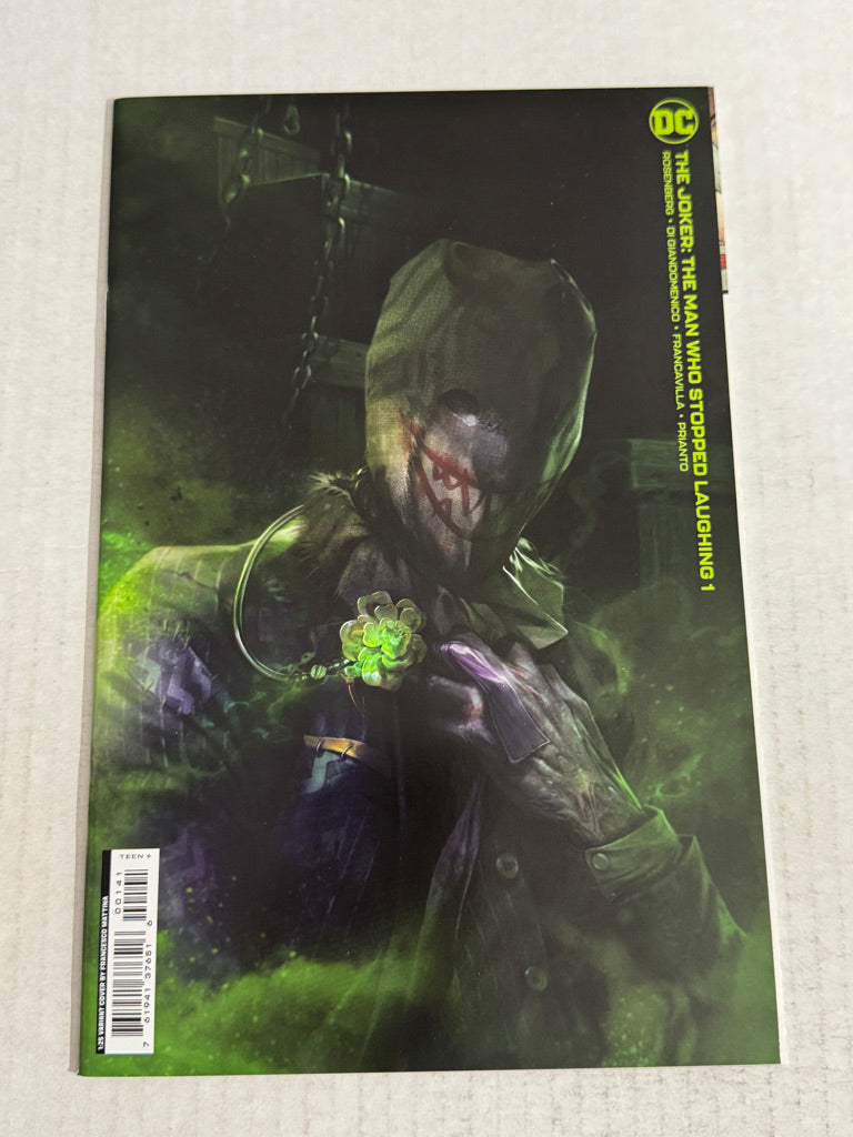 JOKER The Man Who Stopped Laughing #1 NM 1:25 Mattina Variant