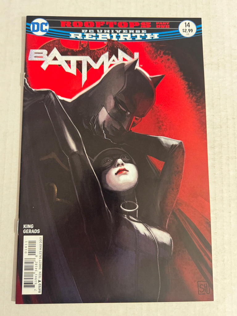 BATMAN #14 Vol 3 NM- Stephanie Hans Cover