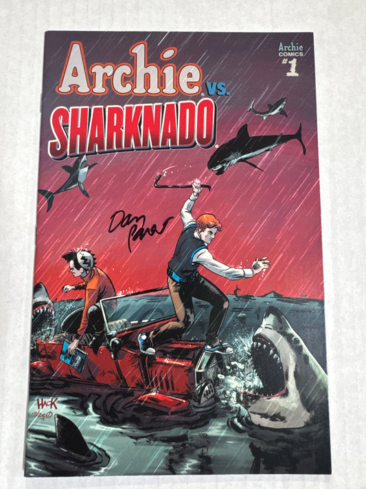 ARCHIE VS SHARKNADO #1 VF Hack VARIANT SIGNED by Dan Parent