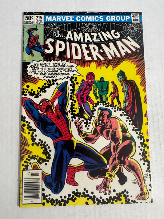 AMAZING SPIDER-MAN #215 NM- NEWSSTAND