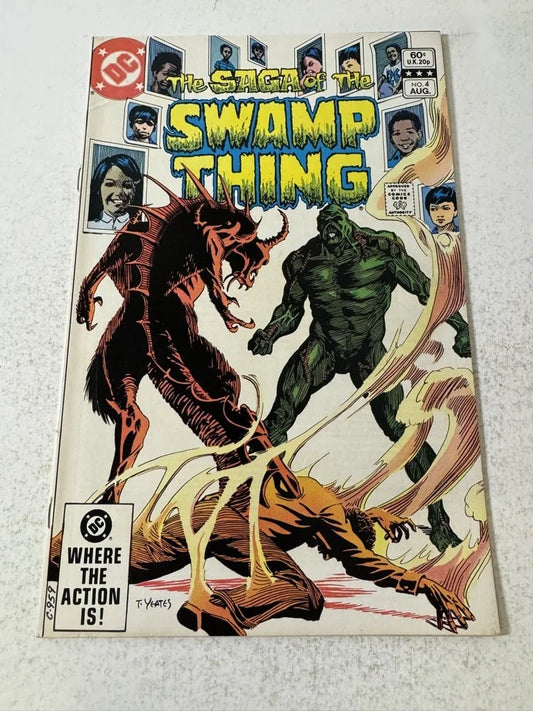 SAGA OF THE SWAMP THING #4 VF+