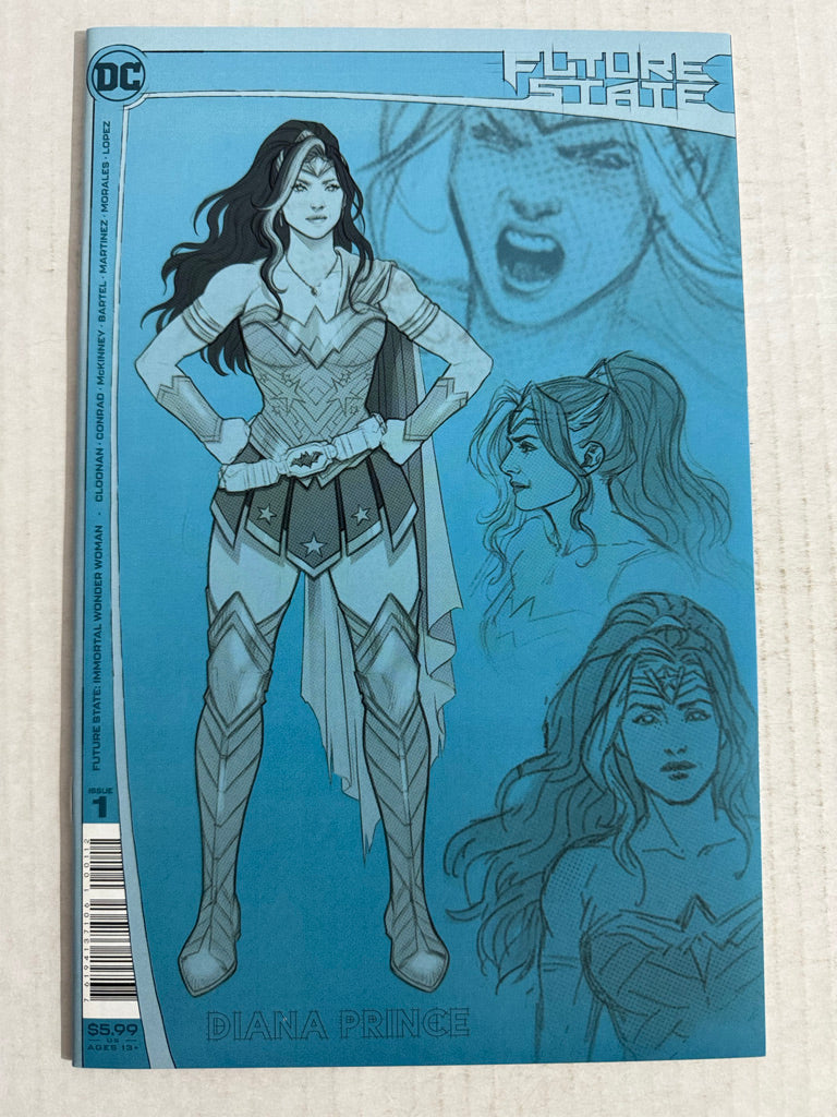 FUTURE STATE WONDER WOMAN #1 NM 2nd Print Jen Bartel Design Variant