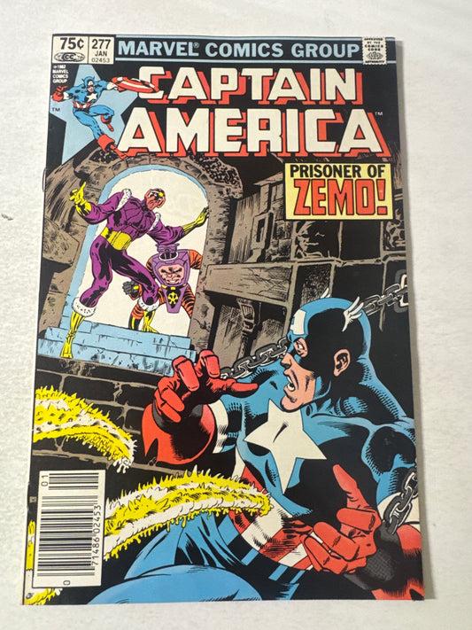 CAPTAIN AMERICA #277 VF CANADIAN PRICE VARIANT
