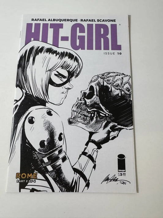 HIT-GIRL #10 Vol 2 NM B/W Albuquerque Variant