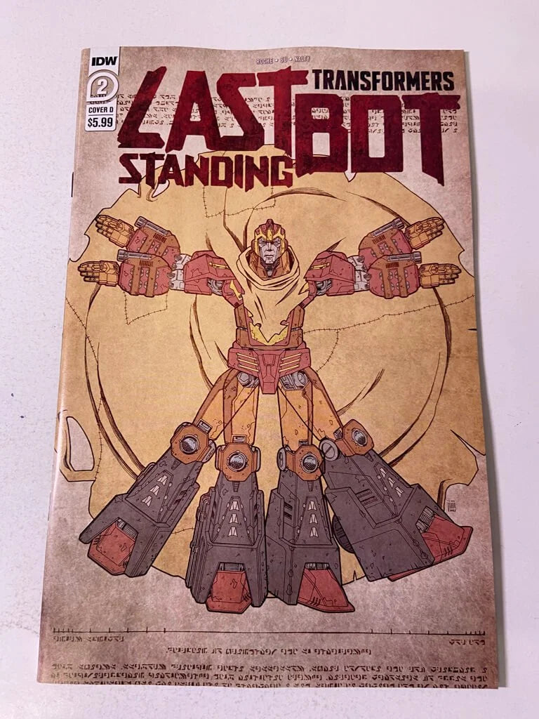 TRANSFORMERS LAST BOT STANDING #2 NM D Variant