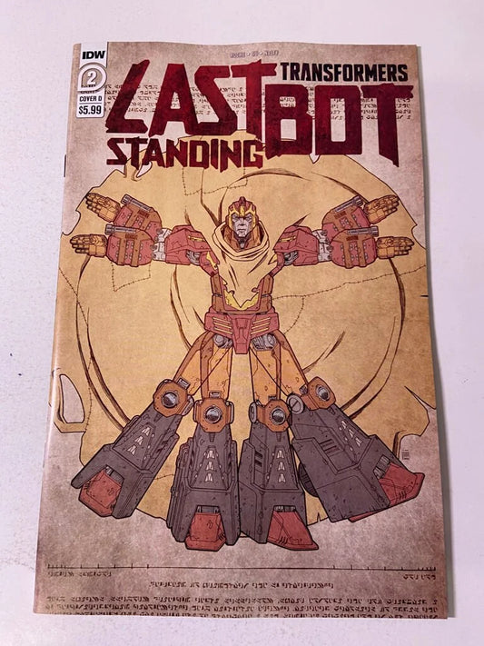 TRANSFORMERS LAST BOT STANDING #2 NM D Variant