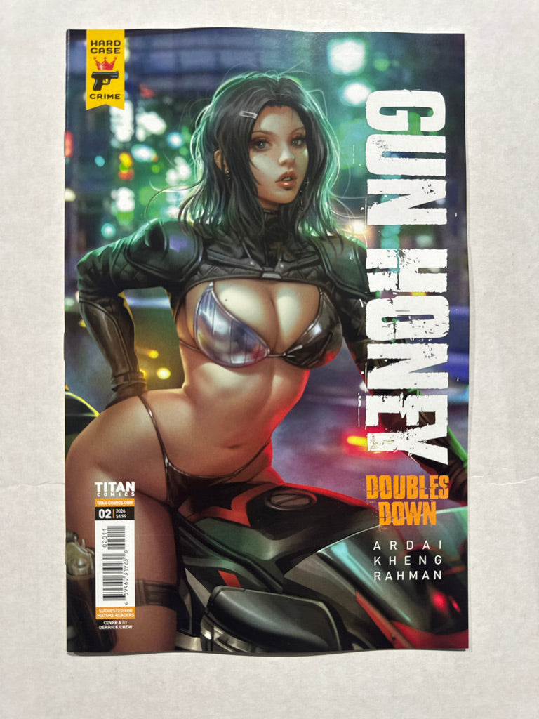 GUN HONEY Doubles Down #2 NM Derrick Chew Cover
