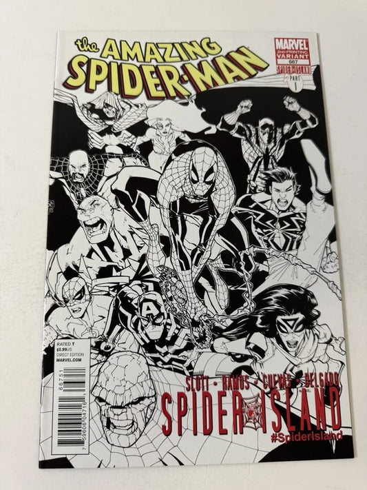 AMAZING SPIDER-MAN #667 NM- 2nd Print B Humberto Ramos Variant