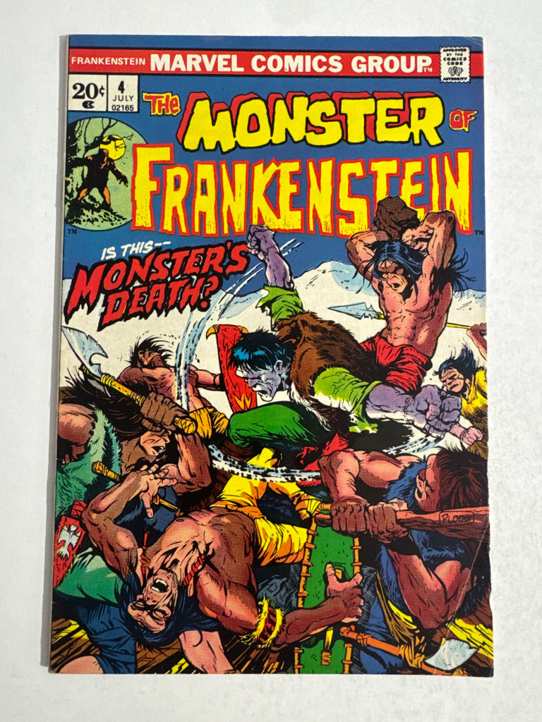 FRANKENSTEIN #4 FN+ Mike Ploog Cover