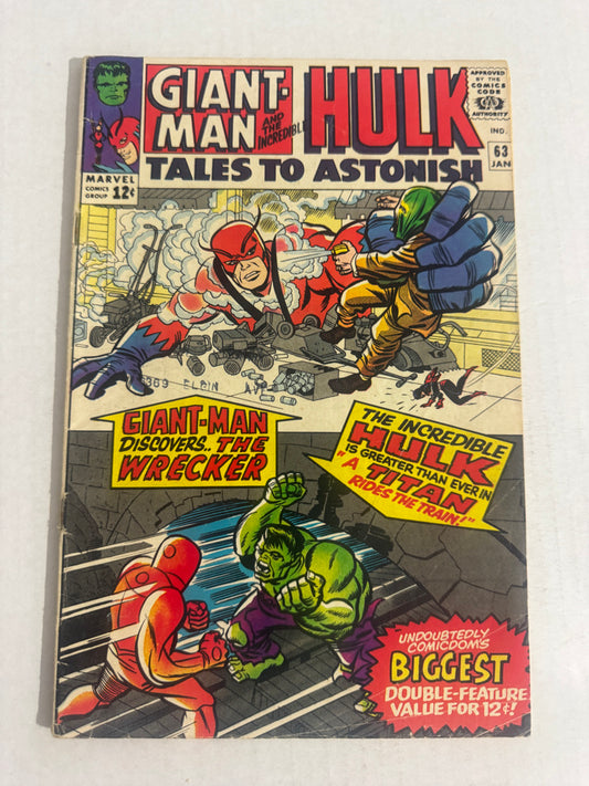 TALES TO ASTONISH #63 VG 1ST APPEARANCE