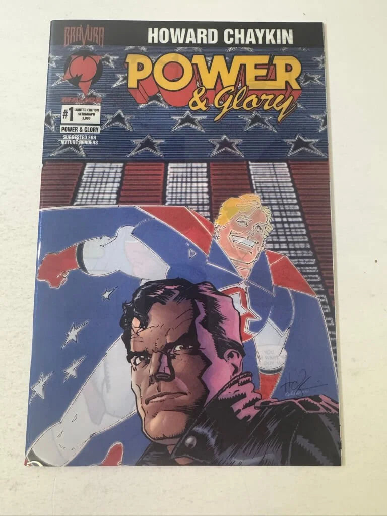 POWER & GLORY #1 NM Howard Chaykin Serigraph Variant