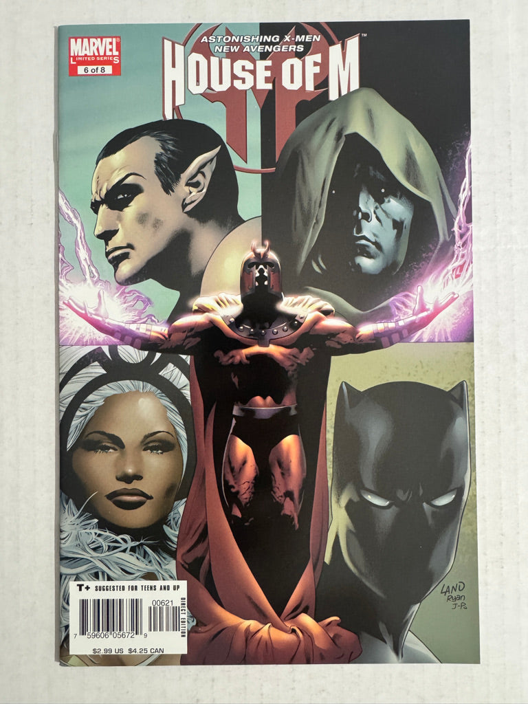 HOUSE OF M #6 NM- 1:20 Greg Land Variant