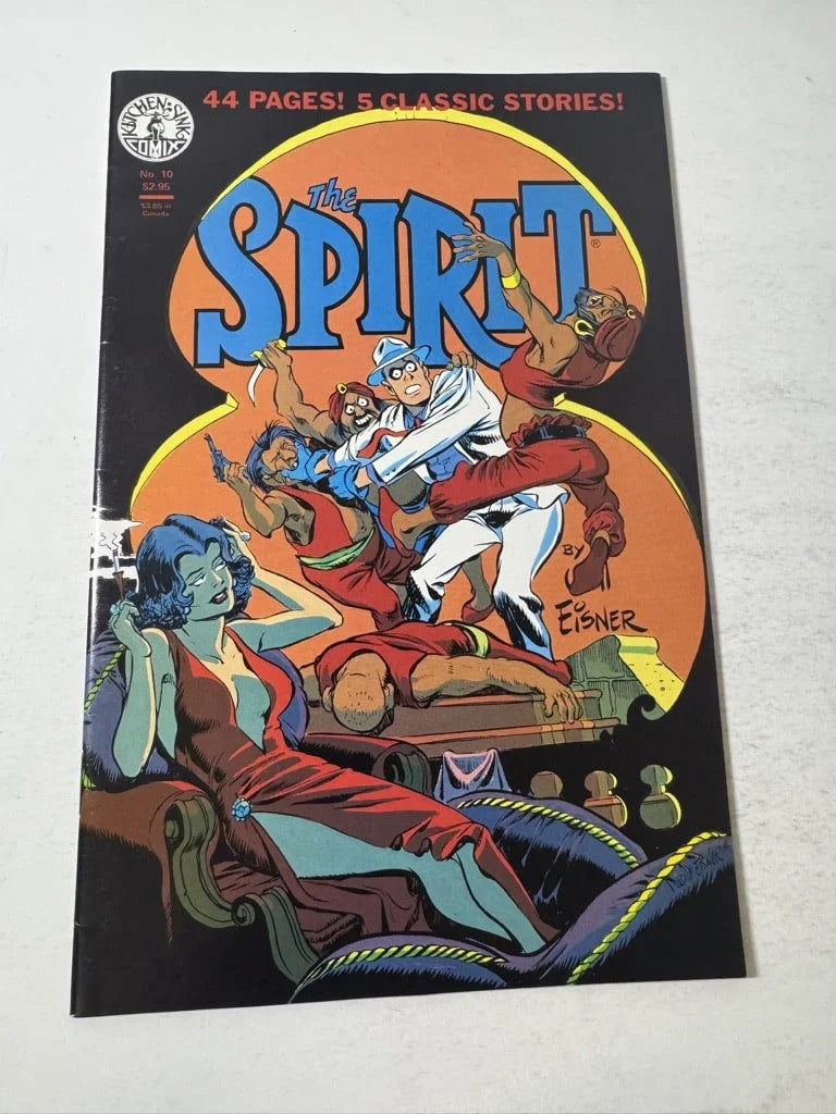 THE SPIRIT #10 VF+ (Kitchen Sink)