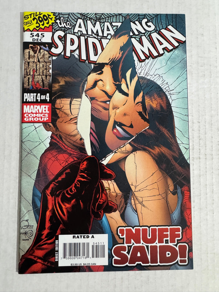 AMAZING SPIDER-MAN #545 NM- Joe Quesada Cover
