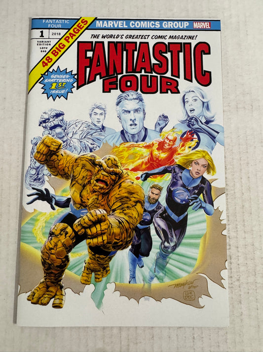 FANTASTIC FOUR #1 Vol 6 Mike Mayhew Store Exclusive  Variant 1ST APPEARANCE