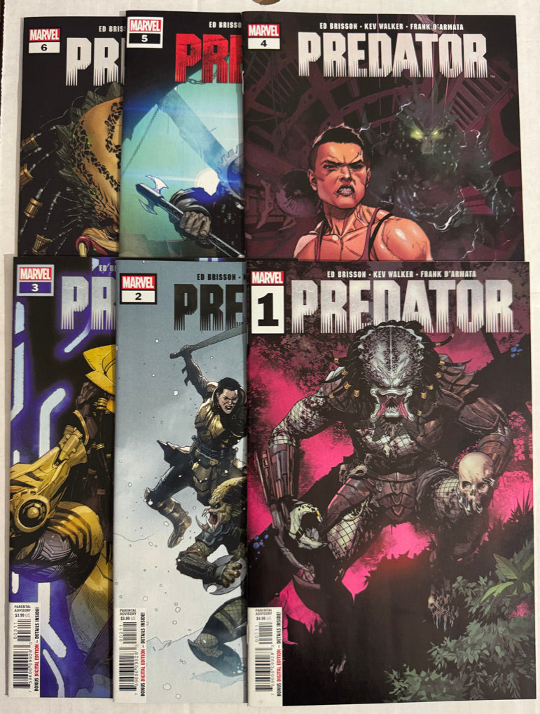PREDATOR #1-6 NM Leinil Yu Cover SET