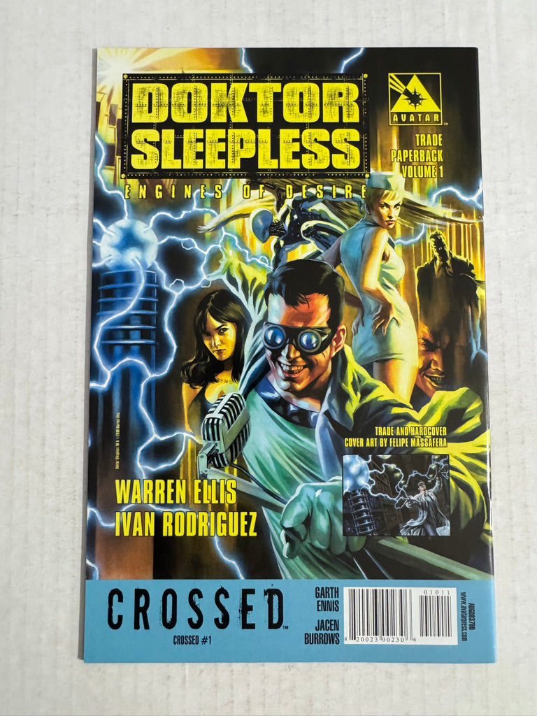 CROSSED #1 NM Jacen Burrows Cover SIGNED 2x