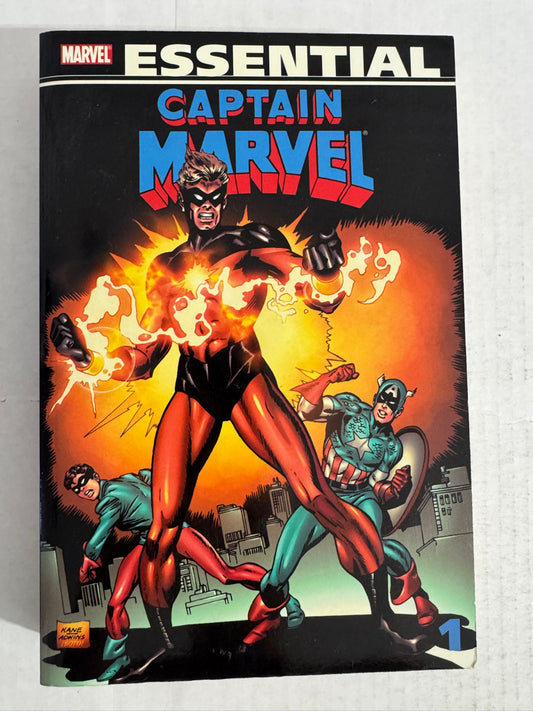 MARVEL ESSENTIAL CAPTAIN MARVEL Vol 1 TPB VF/NM OOP