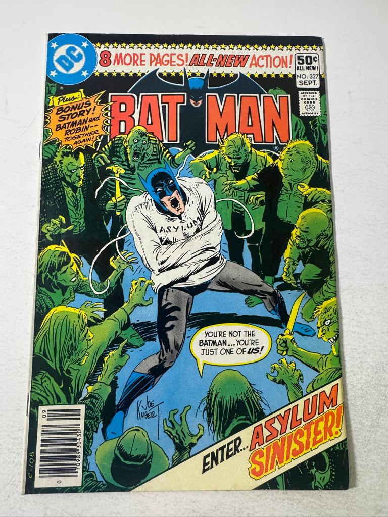 BATMAN #327 VG Joe Kubert Cover