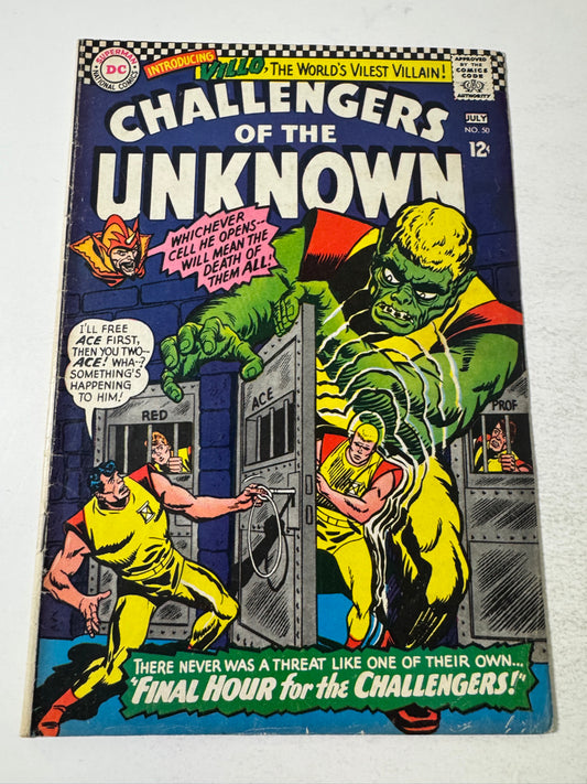 CHALLENGERS OF THE UNKNOWN #50 VG-