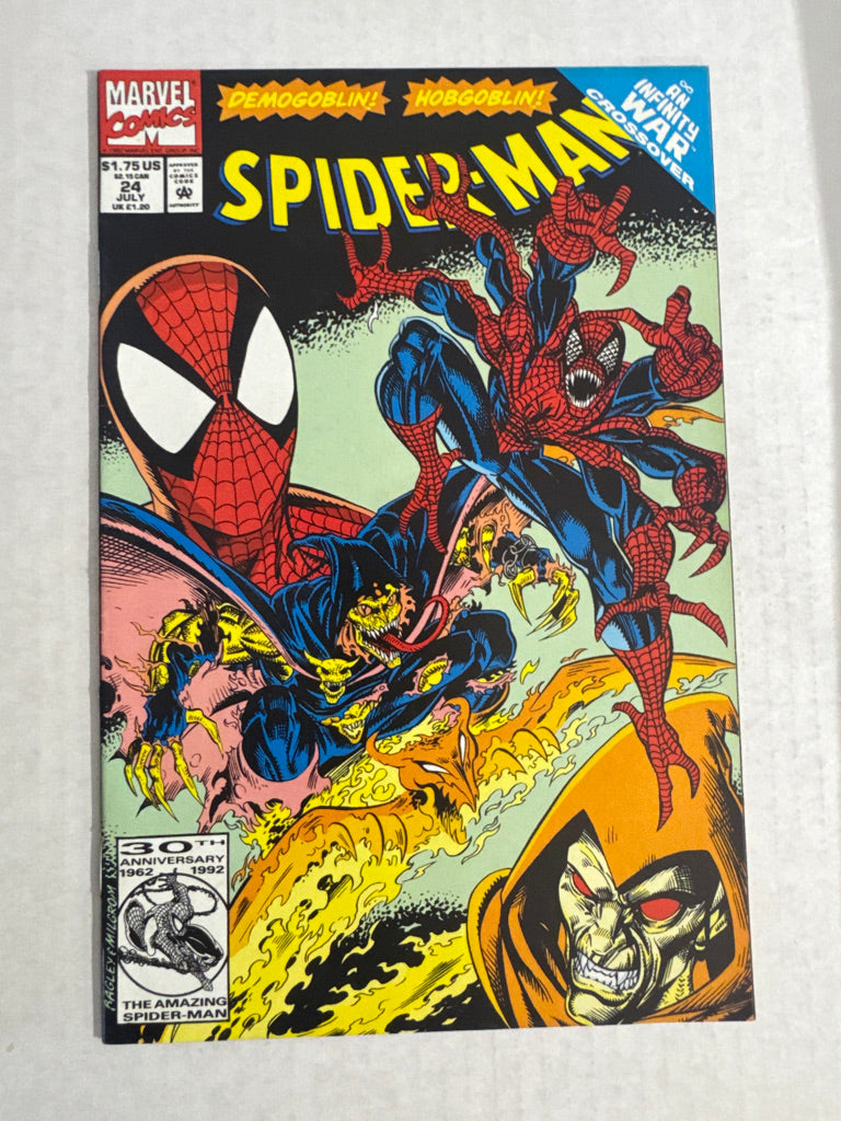 SPIDER-MAN #24 NM- Mark Bagley Cover