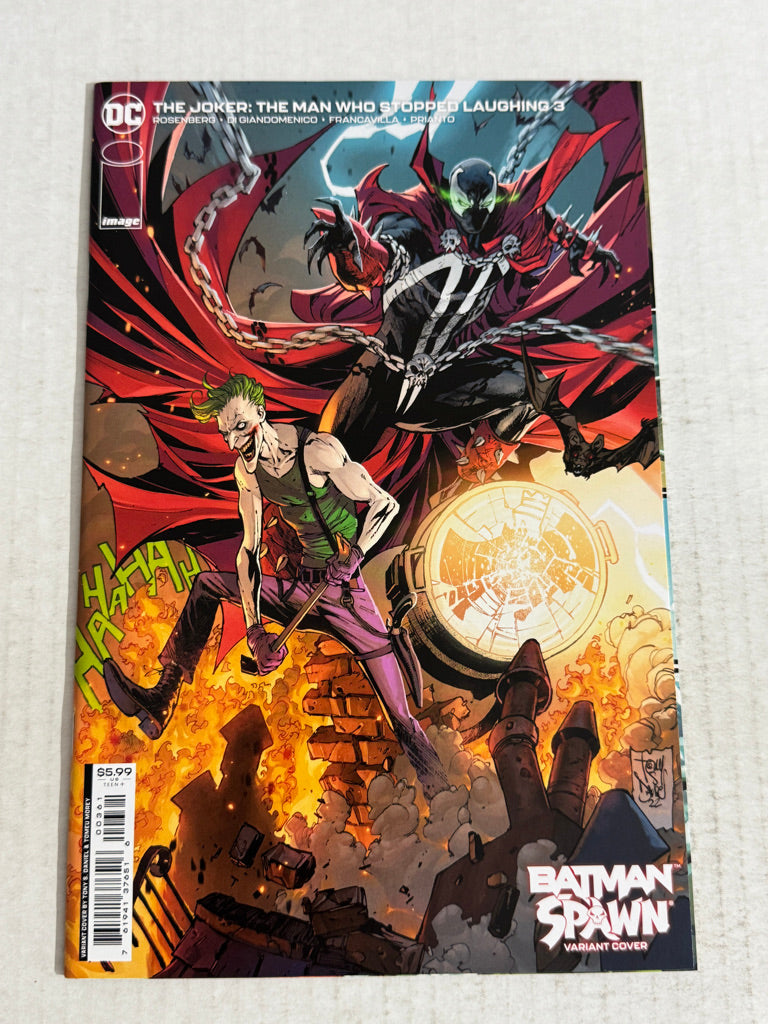JOKER The Man Who Stopped Laughing #3 NM Tony Daniel Spawn Variant