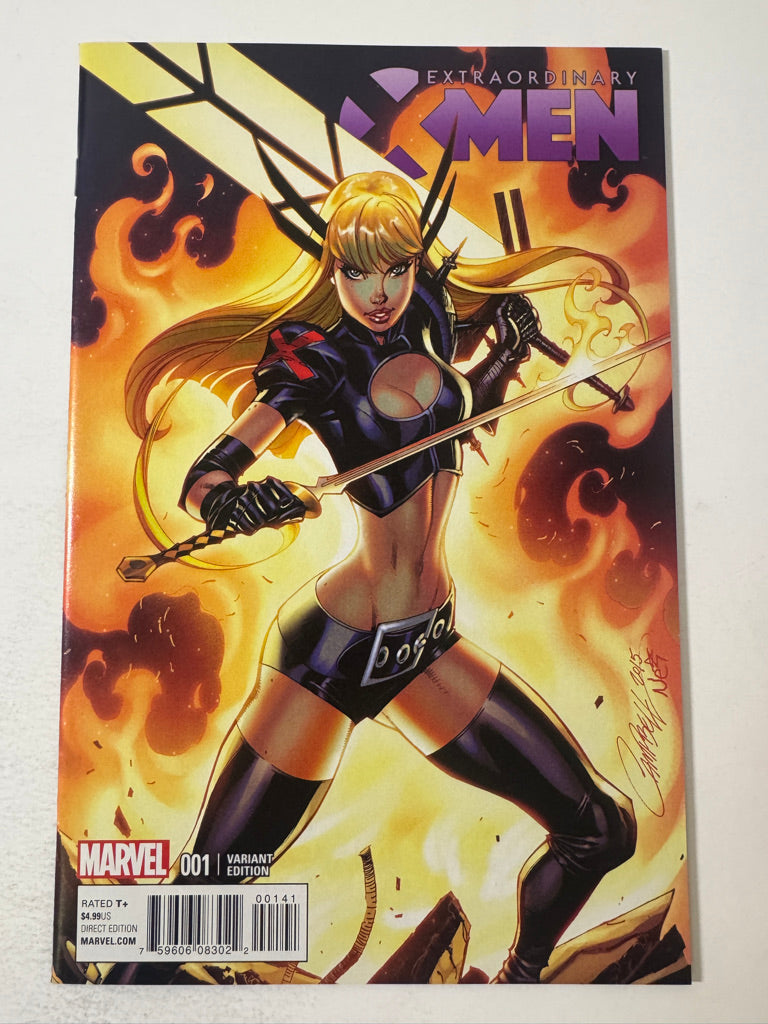 EXTRAORDINARY X-MEN #1 NM 1:50 J Scott Campbell Magik Variant