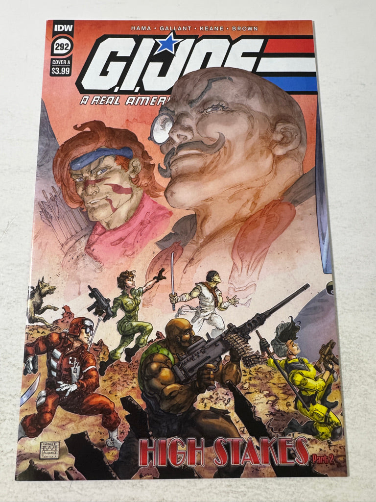 GI JOE A Real American Hero #292 NM