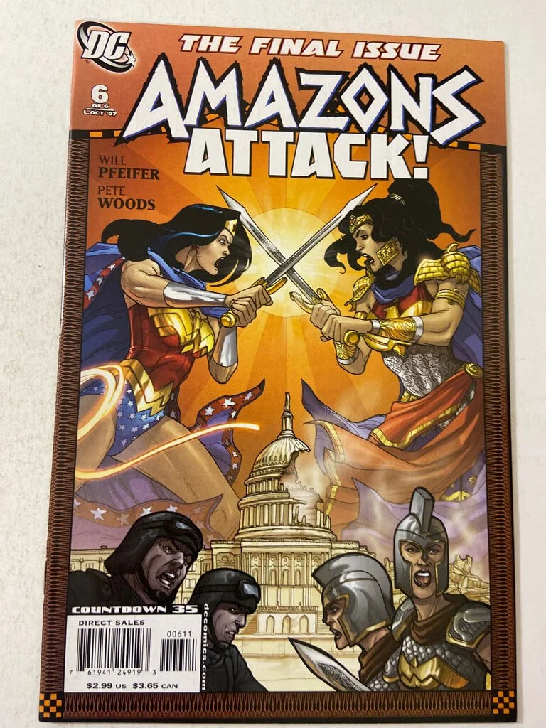 AMAZONS ATTACK #1-6 VF/NM SET