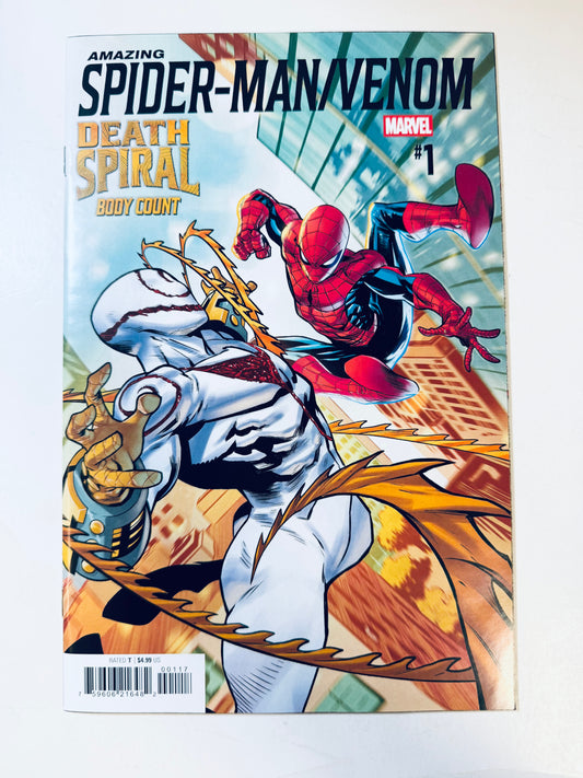 AMAZING SPIDER-MAN / VENOM: DEATH SPIRAL - BODY COUNT #1 NM 1:25 Francesco Manna Variant