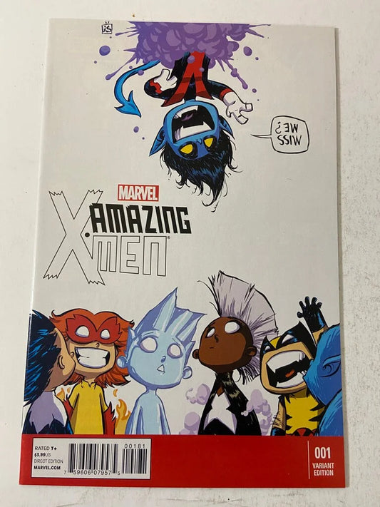AMAZING X-MEN #1 Vol 2  NM Skottie Young Variant