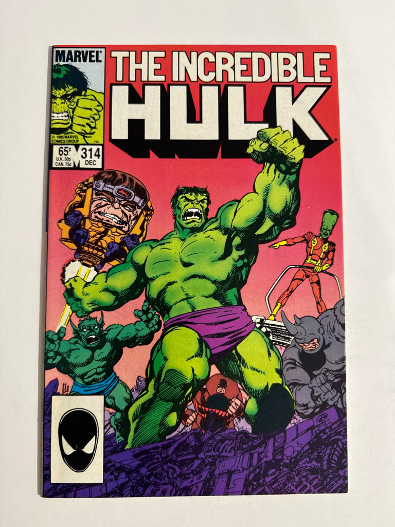 INCREDIBLE HULK #314 NM- John Byrne Cover