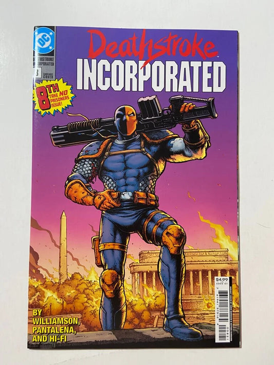DEATHSTROKE INC #8 NM Chris Burham Variant