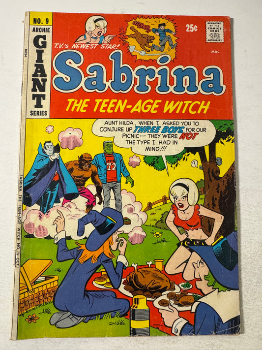SABRINA THE TEENAGE WITCH #9 VG+