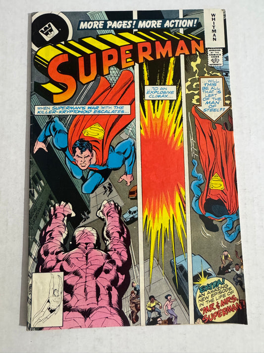 SUPERMAN #329 VG+ Whitman Variant