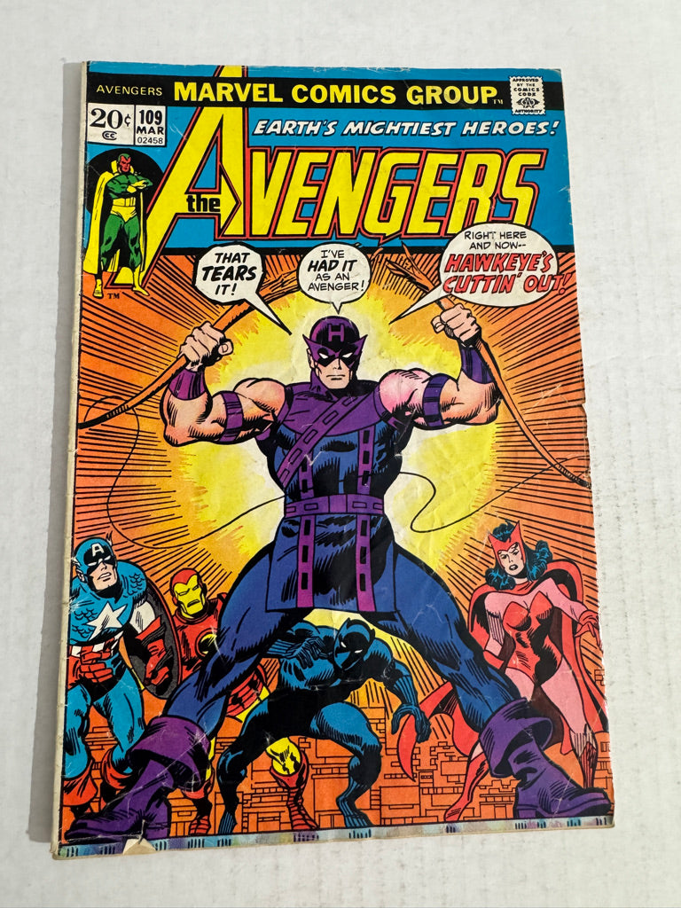 AVENGERS #109 GD-