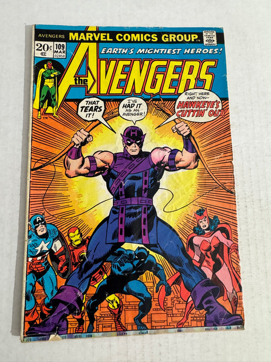 AVENGERS #109 GD-
