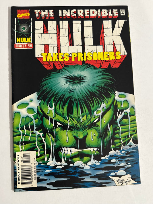 INCREDIBLE HULK #451  Mike Deodato Jr Cover