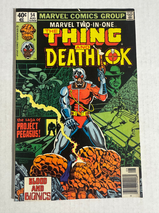 MARVEL TWO-IN-ONE #54 VG/FN NEWSSTAND 1ST APPEARANCE